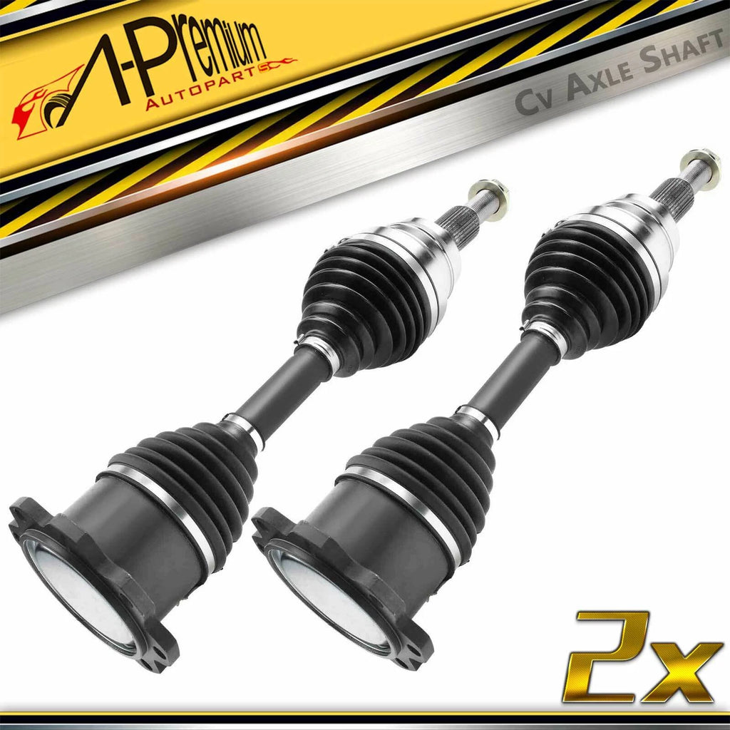 2X Front CV Axle Assembly for Chevy Silverado 2500 HD (2011–2014) 4WD