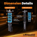 Coilover Struts for Hyundai Elantra HD Sedan (2007–2010)