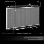 Aluminum Radiator for Mazda RX-8 (2009–2011) DPI13101