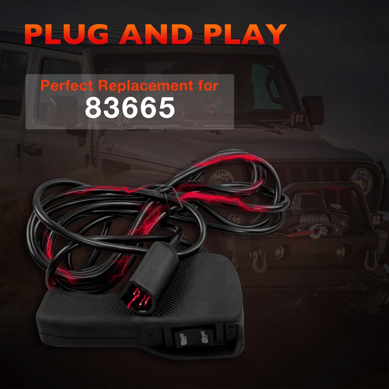 Winch Remote Control for Warn M8000 M10000 M12000 HS9500