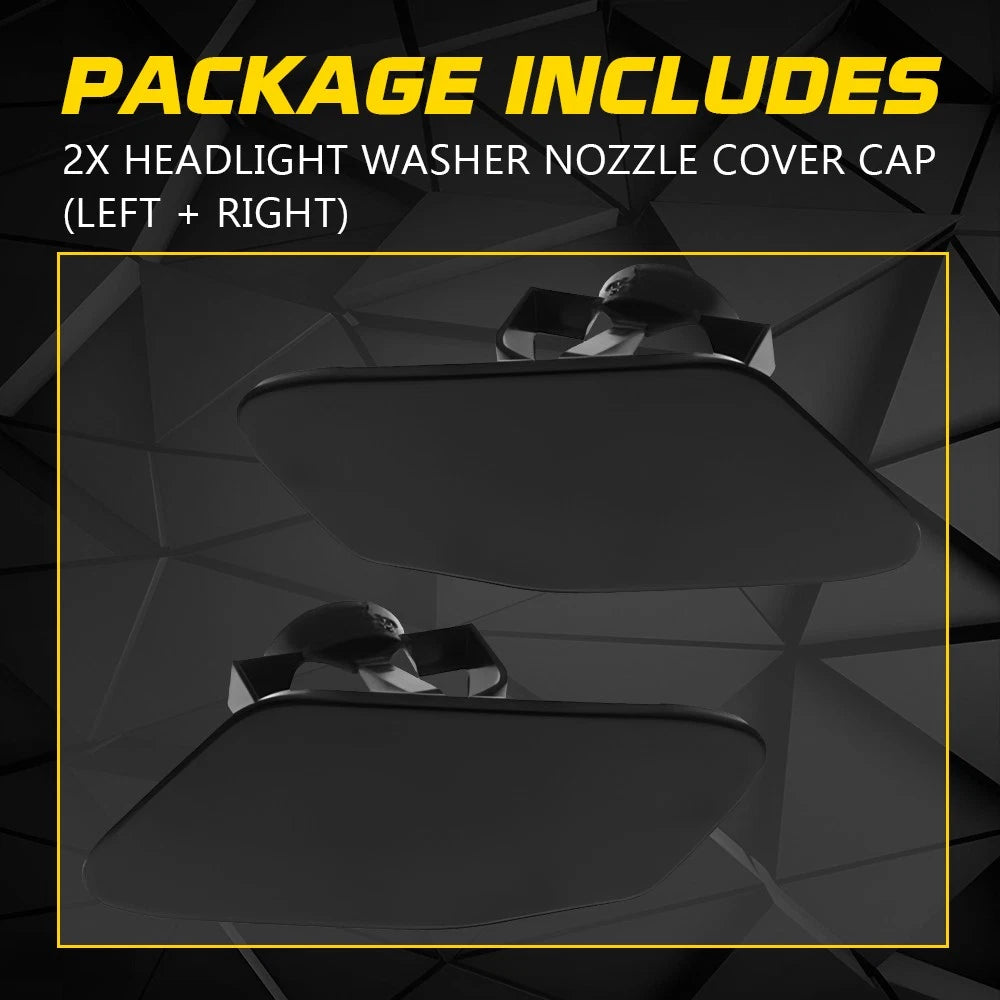 Headlight Washer Nozzle Cover Cap Pair for BMW X3 F25 (2010–2017)