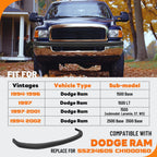 Textured Front Bumper Upper Cover for Dodge Ram 1500 2500 3500 (1994–2002)