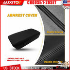Center Console Cover for Acura TSX (2009–2014) Leather Armrest Lid Black