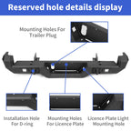 Pro Series Rear Bumper w/ Lights for Toyota Tacoma (2016–2023)
