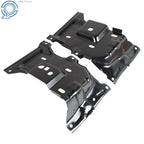 Set of 2 Front Bumper Brackets for Ford F-150 (2015–2017) - Black