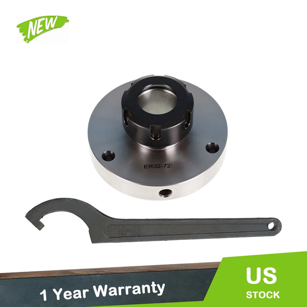ER-32 Collet Chuck 100mm for Milling Lathe (100mm Diameter)