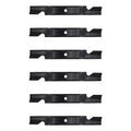 Set of 6 Blades for Toro Mower Titan Z 50" (74820, 74840) 17.5" x 2.25" x .160"