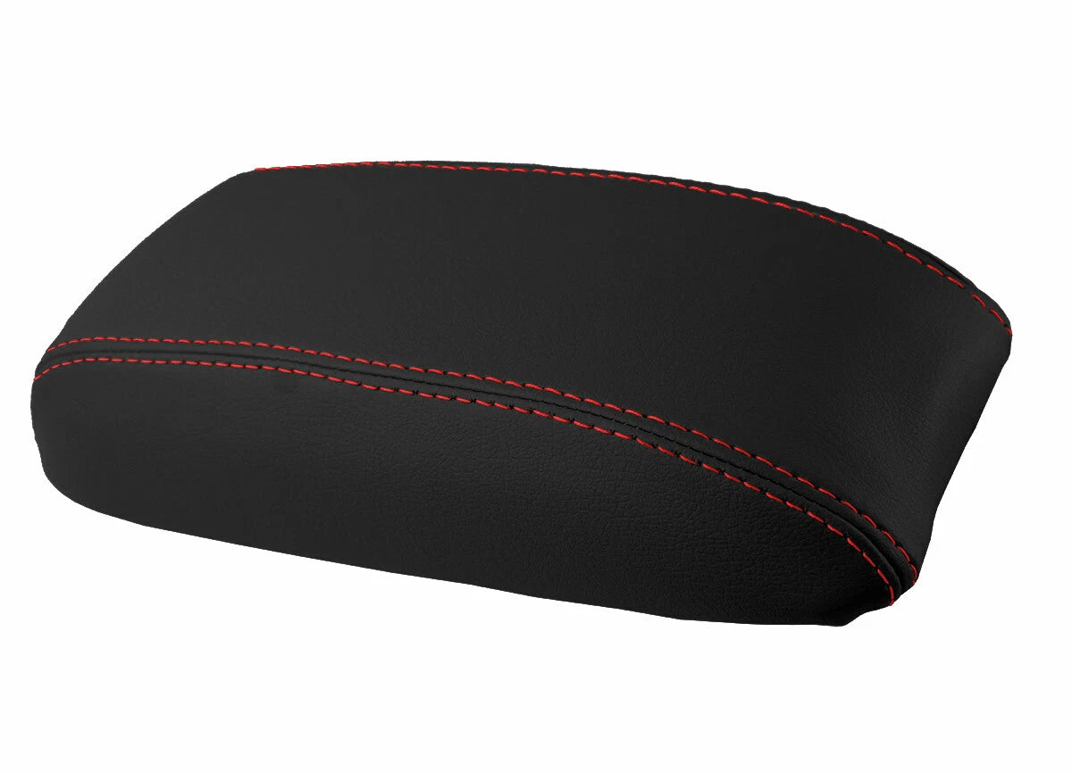 Armrest Cover for Dodge Neon (1995–1999) Red Stitch Leather
