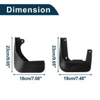 Set of 4 Mud Flaps Splash Guards for Volkswagen Cross Lavida (2014–2017)