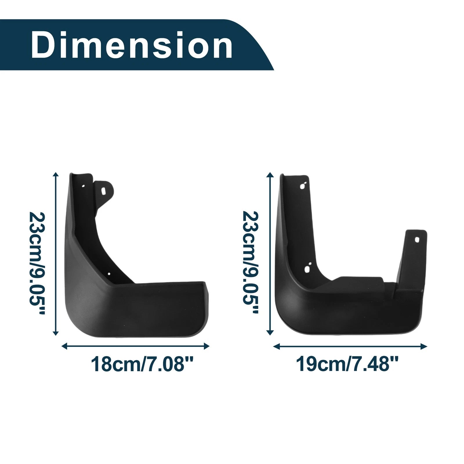 Set of 4 Mud Flaps Splash Guards for Volkswagen Cross Lavida (2014–2017)