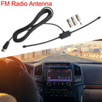 DAB FM Radio Dipole Aerial Audio Plug Connector for Receiver