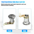Set of 1 Door Lock Cylinder with Keys for Toyota Hilux (LN30 RN30) 69051-89106-RH