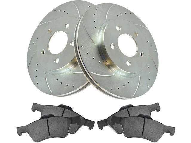 Front Brake Pad and Rotor Kit for Mazda Tribute (2005–2006, 2008–2011) PJ169VW