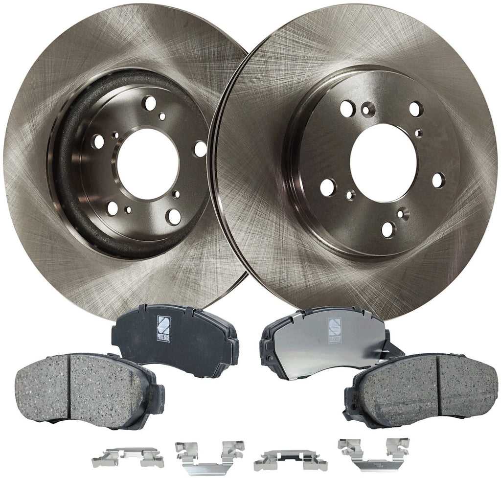 Front Brake Disc and Pad Kit for Honda Odyssey (2005–2010) Ceramic