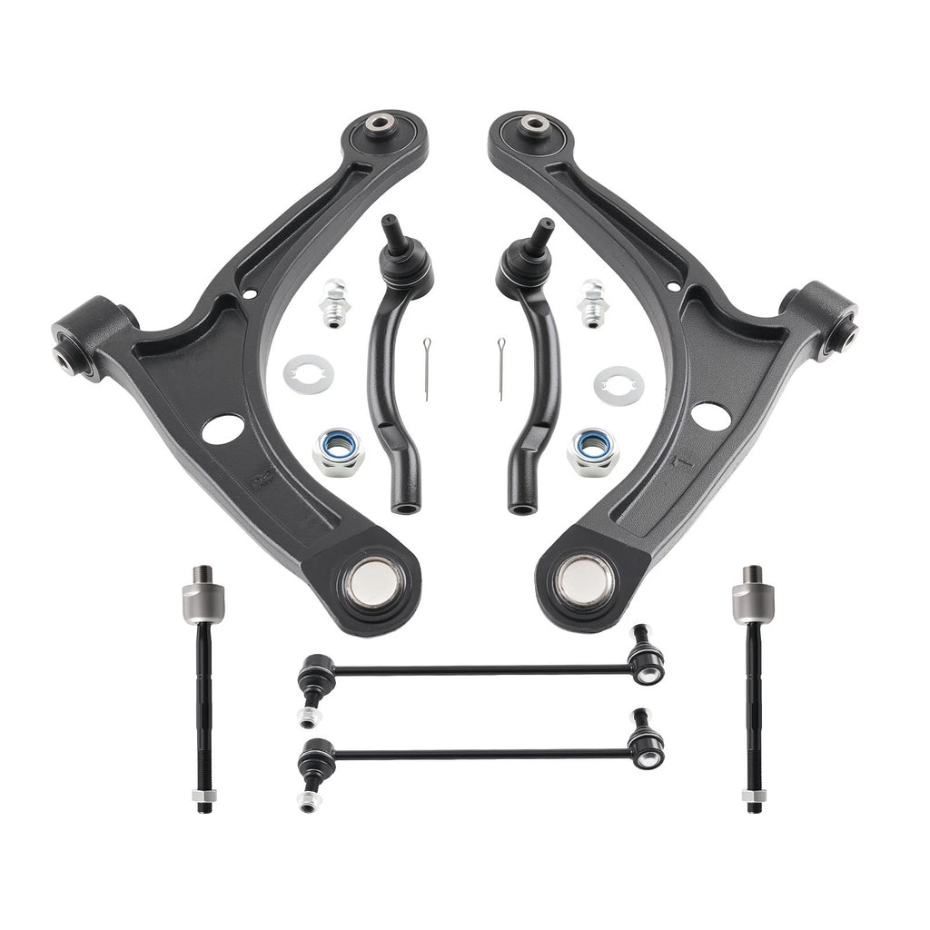 Set of 8 Front Lower Control Arms for Honda Pilot (2003–2005) & Acura MDX (2001–2005)