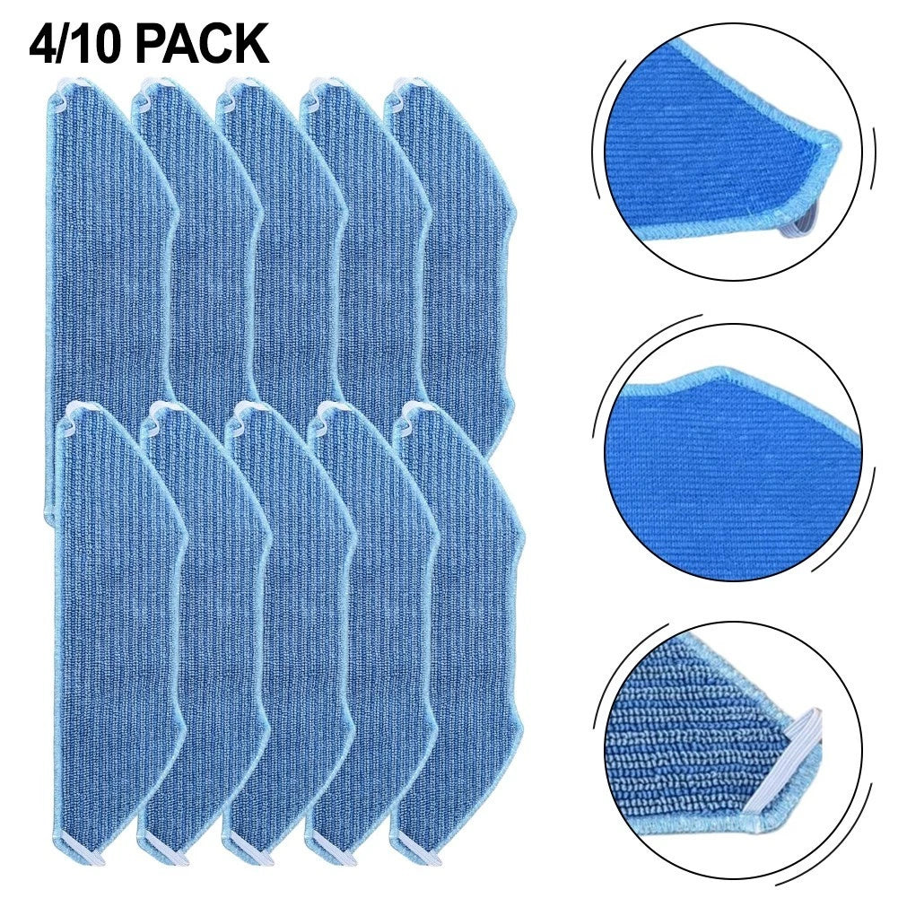 Set of 4 Mop Cloths for Lefant M1 M2 Pro M2S U180 OKP K8 Replacement