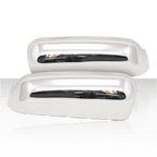 Set of 2 Replacement Mirror Covers for 20-25 Chevy Silverado 2500/3500 - Chrome