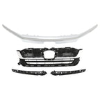 Front Bumper Grille for Honda Pilot (2019–2022) w/ Chrome Molding Trim