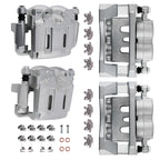 Set of 4 Rear Front Brake Calipers with Bracket for Ford F-250 F-350 (2008–2012)