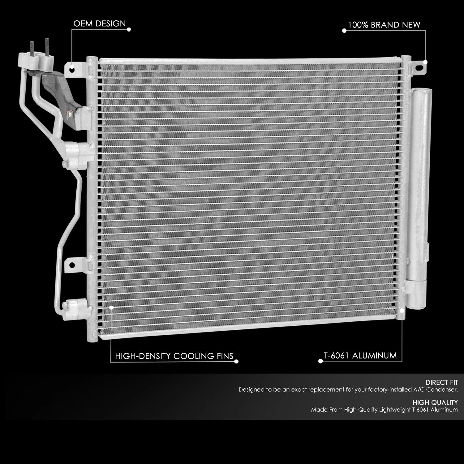 A/C Condenser for Hyundai Sonata Turbo (2015–2017) HY3030160