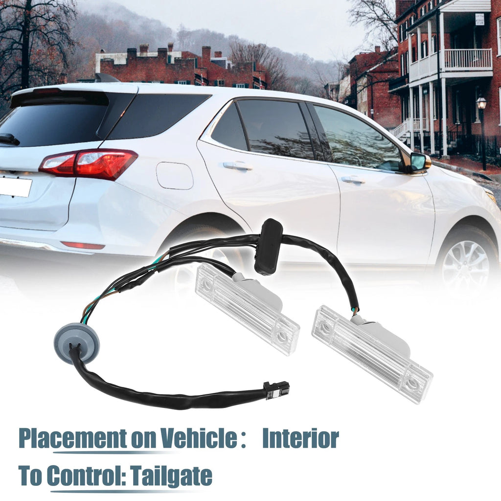 Trunk Tailgate Handle Release Switch with License Plate Lamp for [Make Model]  95107229