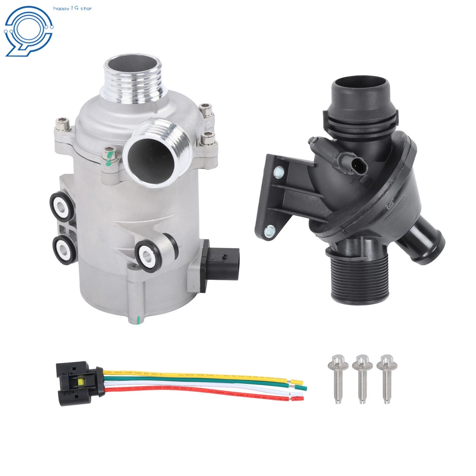 Coolant Thermostat & Electric Water Pump for BMW N20 X1 428i 528i (2012–2017)