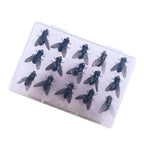 12pcs Silicone Housefly Lure Set for Trout Fishing