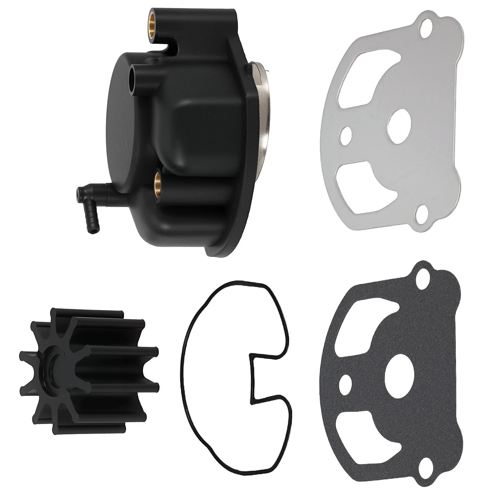 Water Pump Impeller Kit with Housing for OMC Cobra (984461, 983895, 984744)