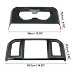 2X Rear Cup Holder Cover for Ford F-150 (2015–2019)