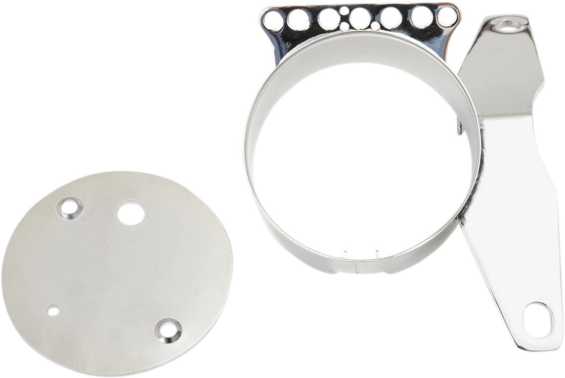 Speedometer Relocation Bracket for Harley-Davidson (Chrome, 63231)