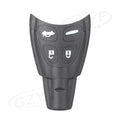 4 x Key Shell Fob Cover for Saab 9-3 Sport Car (2003-2011) Black