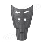 4 x Key Shell Fob Cover for Saab 9-3 Sport Car (2003-2011) Black