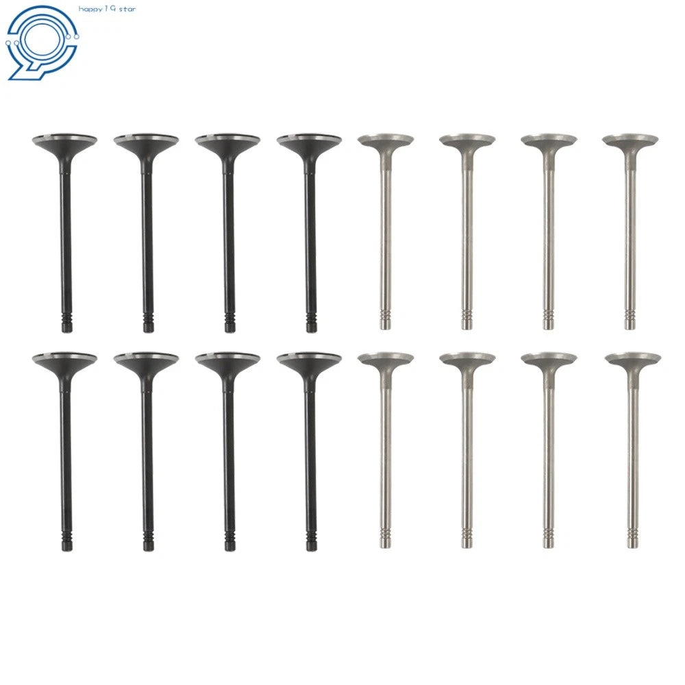 Set of 2 Intake Exhaust Engine Valves for GM ECOTEC 2.0 2.2 2.4