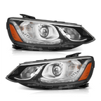 1 Pair Halogen Projector Headlight for Chevy Sonic (2017–2020)
