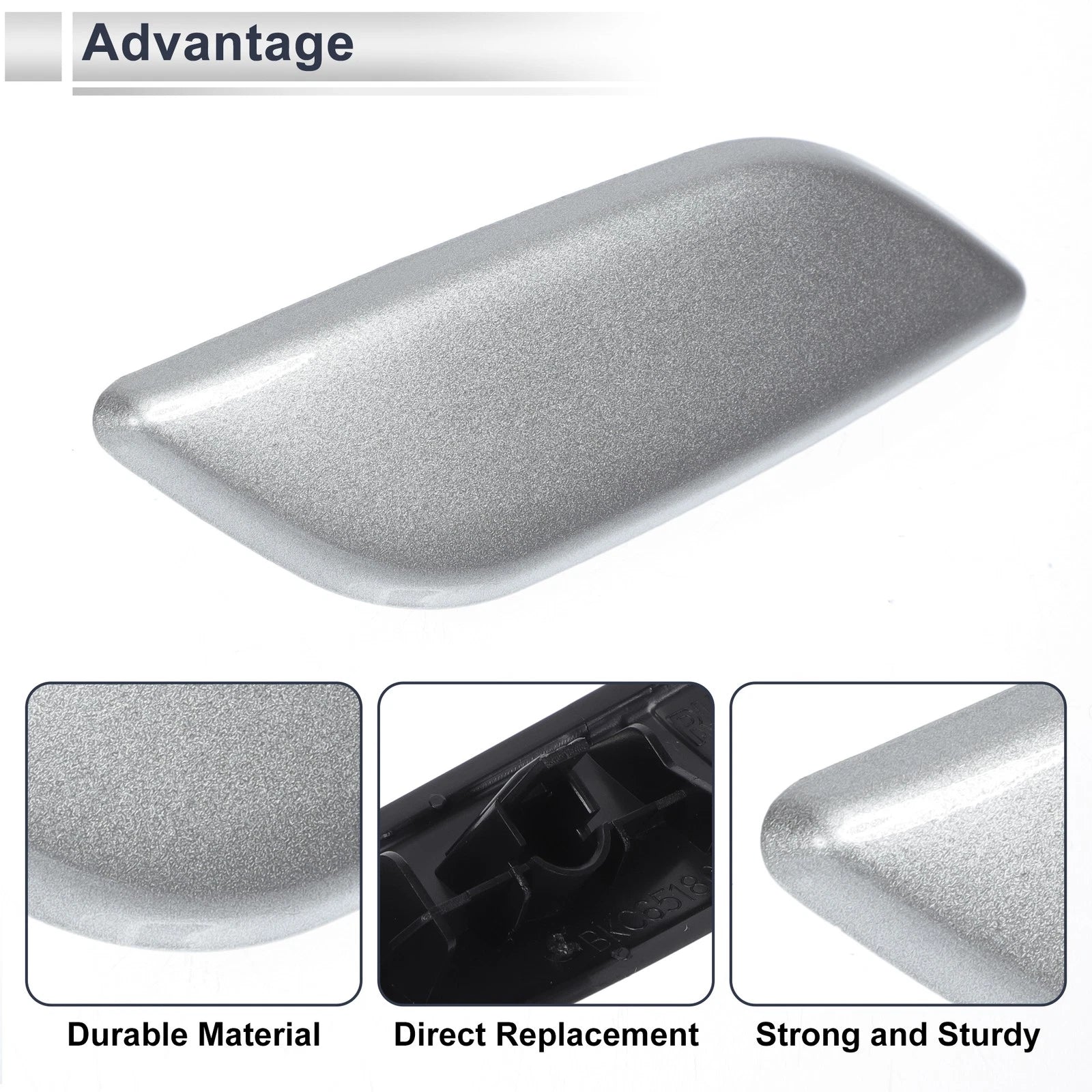 Bumper Headlight Washer Nozzle Cover Cap for Mazda 3 (2004–2009)