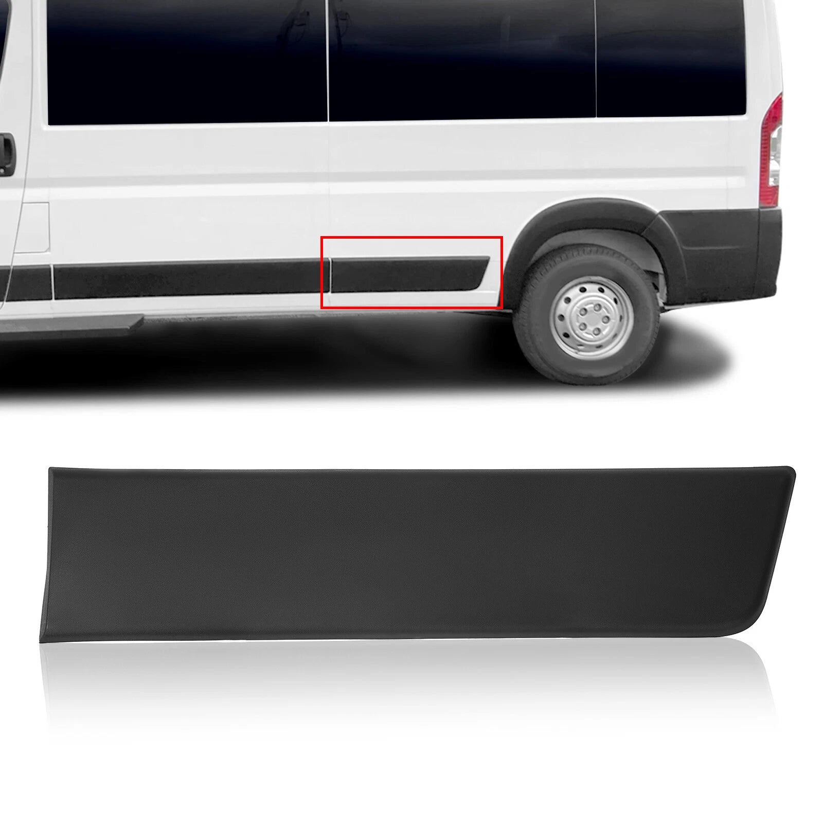 Rear Left Quarter Panel Trim Molding for Dodge Ram ProMaster (2019–2025)