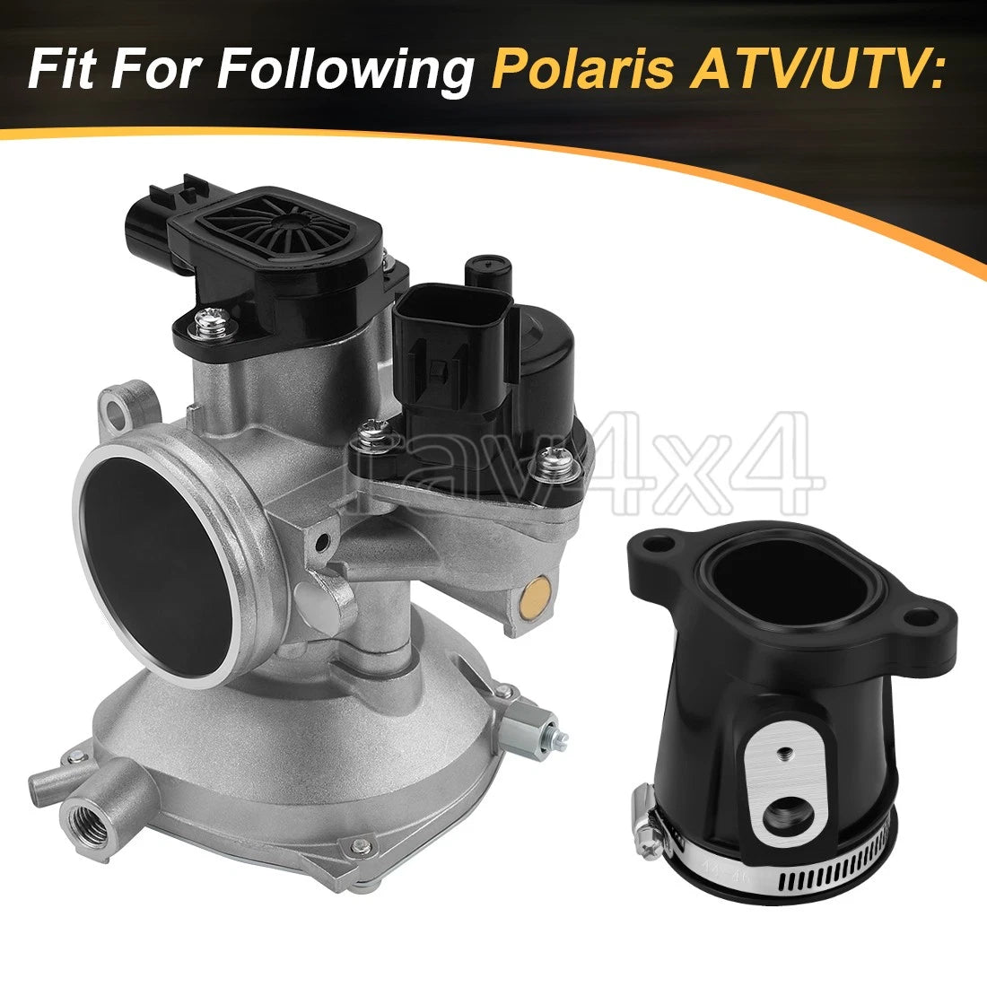 Throttle Body & Intake Adapter Boot for Polaris ACE Ranger RZR 570 (2012–2016)
