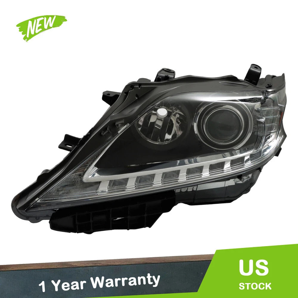 LH Headlight for Lexus RX350 RX450h (2013–2015) w/o AFS HID Xenon LED DRL