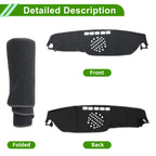 Dashboard Cover for Mercedes-Benz E-Class (2017–2021) Polyester Gray