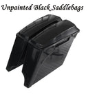 5" Stretched Extended Hard Saddle Bags for Harley Touring Road King Glide