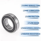6005DDU Deep Groove Ball Bearing for Scooter Skateboard Wheel (25x47x12mm)