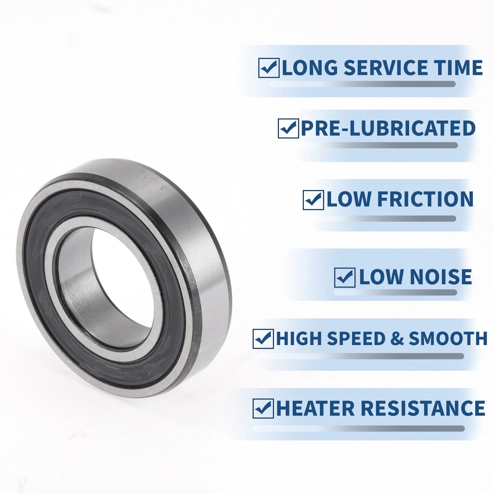 6005DDU Deep Groove Ball Bearing for Scooter Skateboard Wheel (25x47x12mm)