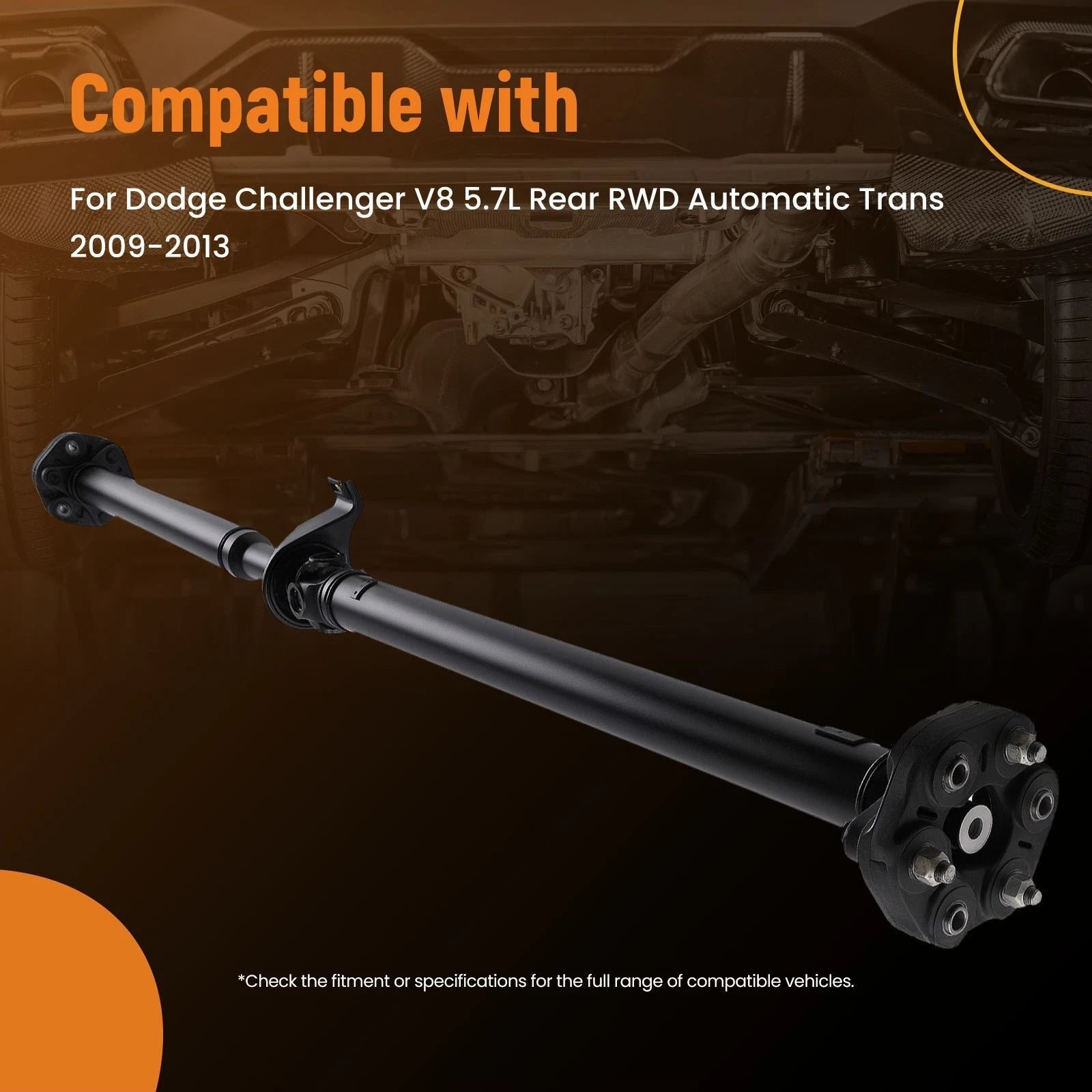 Rear Driveshaft Assembly for Dodge Challenger (2009-2013) RWD