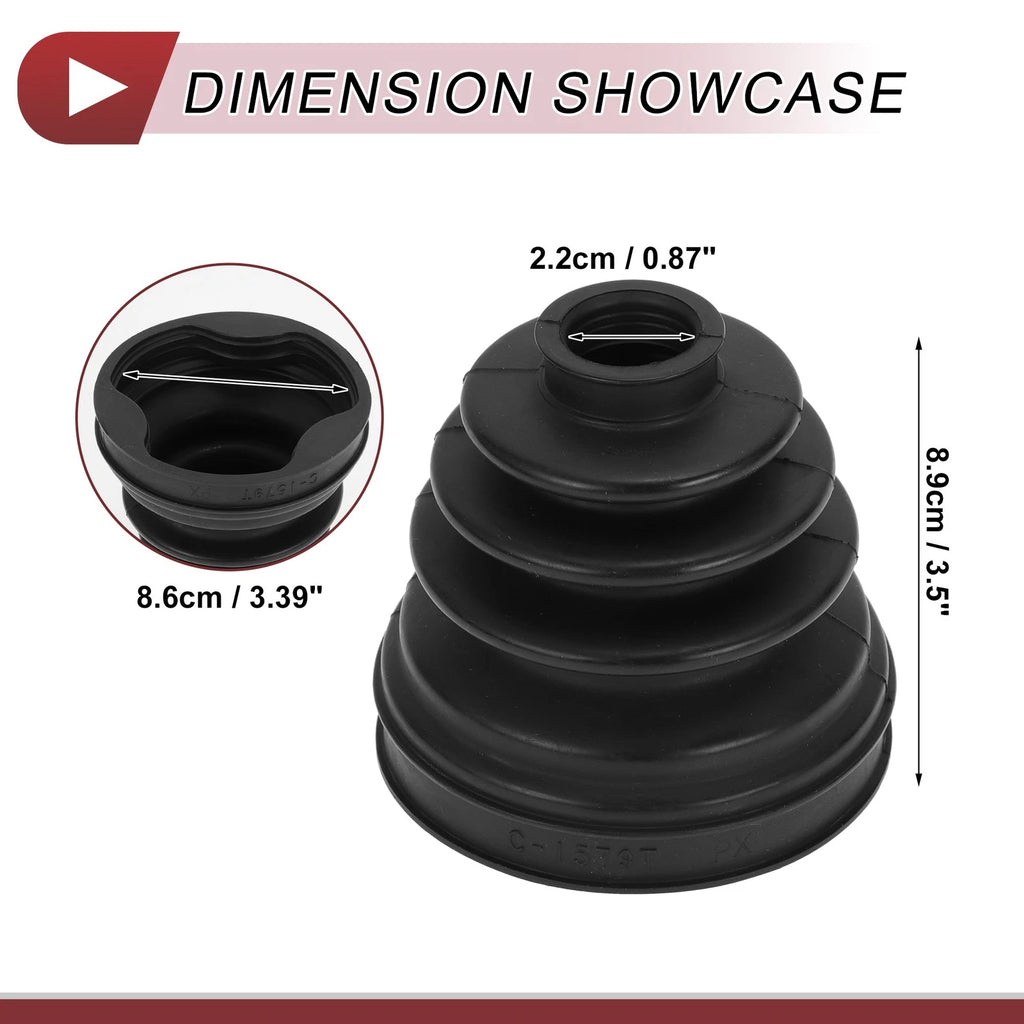 Inner CV Joint Boot Kit with Clamps for BMW X1 (2016–2023) - 31608618545