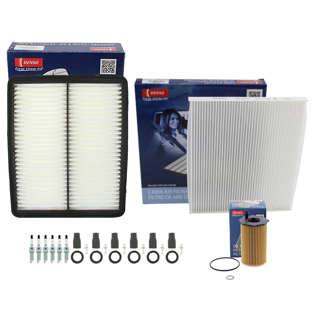 Tune Up Kit with NGK 6 Spark Plugs & Boots for Cadenza 3.3L V6 (2014–2019)