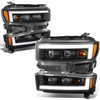 LED DRL Quad Projector Headlights for Silverado 1500 (2019–2021)