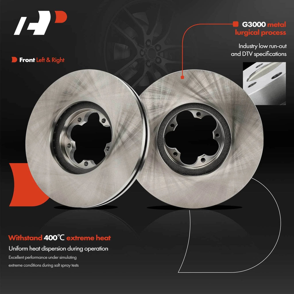 Front Disc Brake Rotors for Ford Transit-150 250 350 (2015–2023)