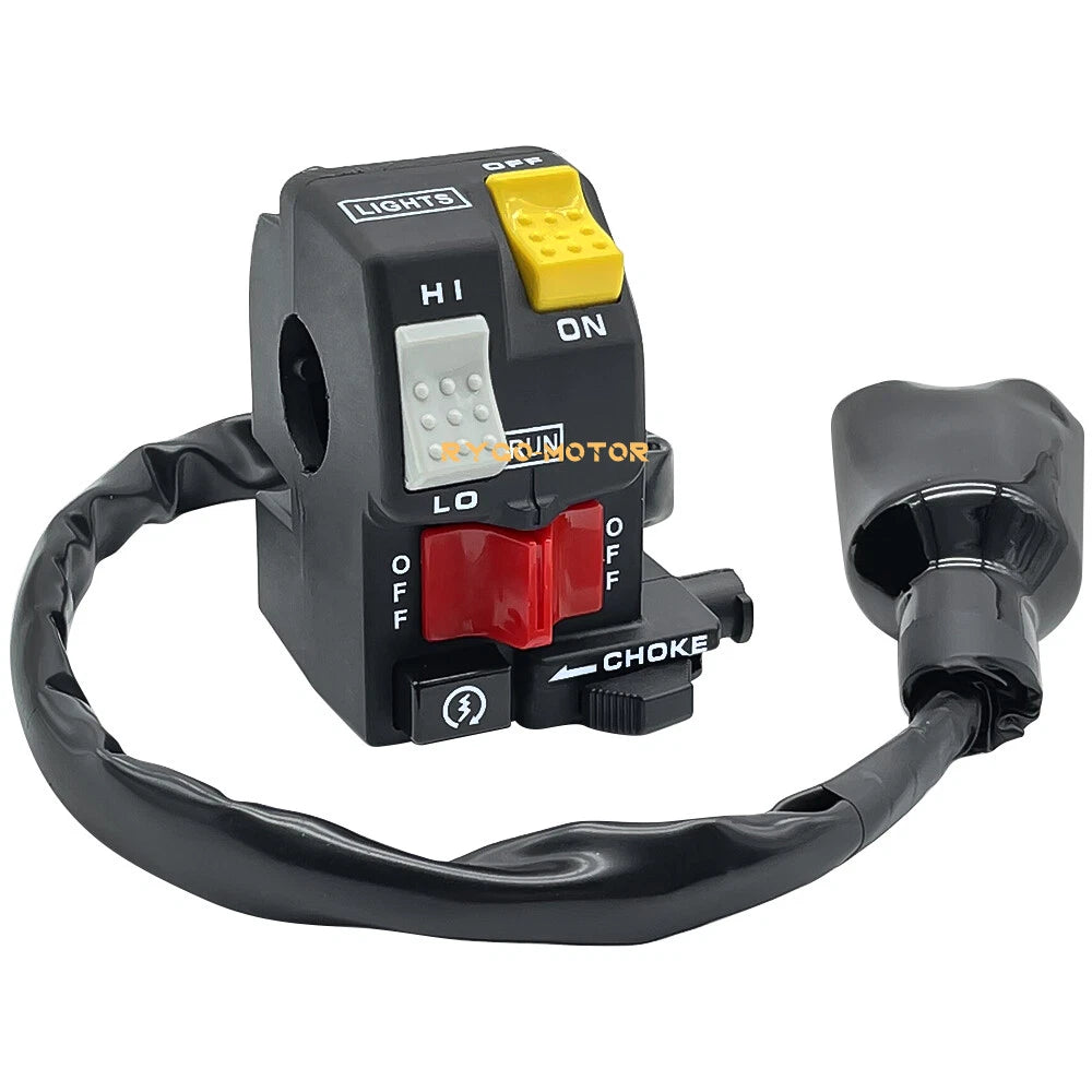 Handlebar Start/Stop/Light/Choke Switch for Honda ATC250SX (1985–1987)