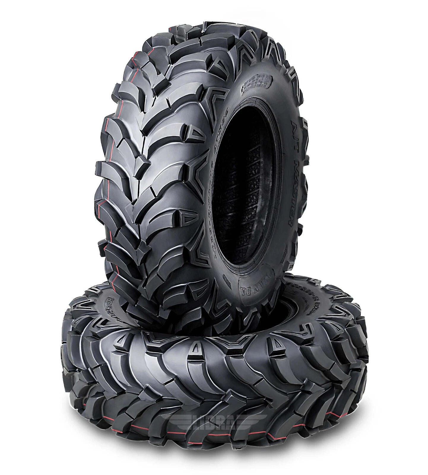 Set of 2 ATV UTV Tires 25x8-12 P341 6PR Deep Tread Mud