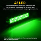 Underwater Marine Transom Lights for Pontoon (316 Stainless Steel)